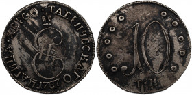 Russia 10 Kopeks 1787 TM Collectors Copy
Bit# 1279 (R2-R3); Silver 4,55; XF