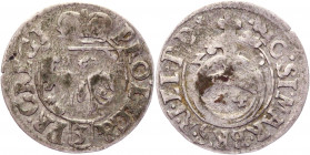 German States Brandenburg Dreipölker (3 Baltic Schilling) 1620
KM# 56.1; Marienburg# 1382; Silver 0,95g.; Johann Sigismund; Mint: Königsberg; F