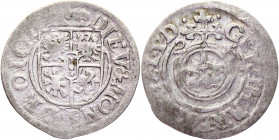 German States Brandenburg Dreipölker (3 Baltic Schilling) 1623
KM# 56.3; Olding# 47; Neum# 10.110; Silver 0,97g.; Georg Wilhelm; Mint: Königsberg; F-...