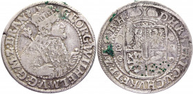 German States Brandenburg 1/4 Taler (Ort) 1622
KM# 86.7; Olding# 40 a; Silver 6,32g.; Georg Wilhelm; Mint: Königsberg; VF