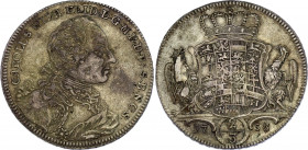 German States Brandenburg-Ansbach 2/3 Taler 1753 ISG
KM# 18; Silver; Karl Friedrich Wilhelm; Unmounted