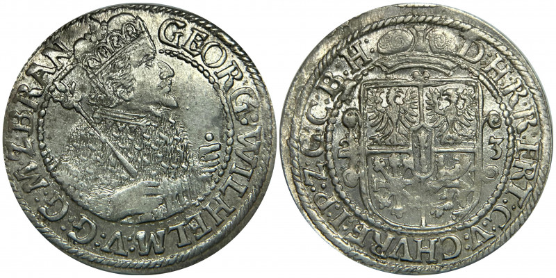 German States Brandenburg-Prussia 1 Ort 1623 R
Kopicki# 3916 R; Silver 6,3g.; U...