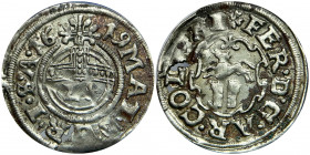 German States Braunschweig-Wolfenbuttel Groschen 1619
Welter# 1307; Silver 0,9g.