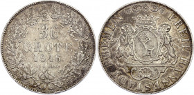German States Bremen 36 Grote 1846
KM# 233; Silver; Mint 85,396 Pcs!; XF