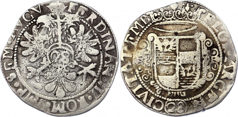 German States Emden 28 Stuber 1624 - 1637 (ND)
KM# 10; Silver; Ferdinand II