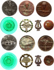 Germany - Third Reich Lot of 12 Badges & Tokens 1933 - 1945
Various Composition & Motives