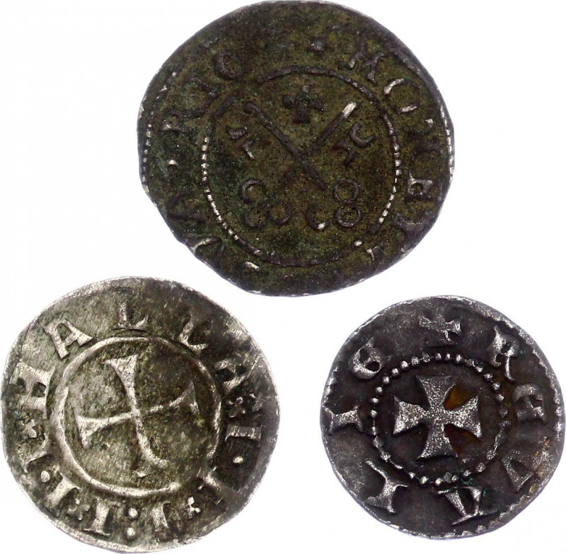 Europe Lot of 3 denar 1550 - 1700 (ND)
Billon