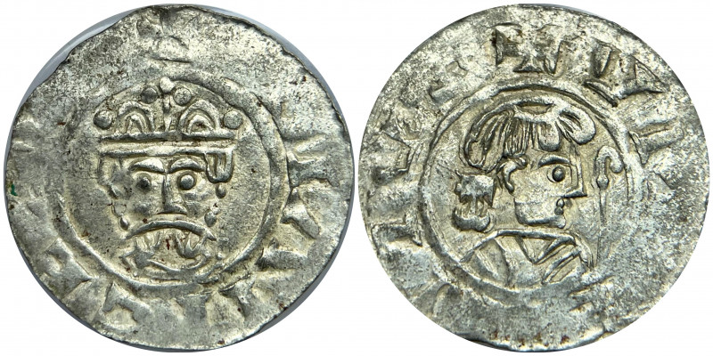 Netherlands Groningen Denarius 1054 - 1076 Wilhelm del Ponte
Dannenberg# 546; S...