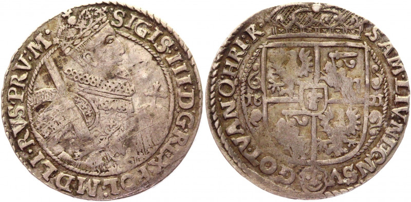 Polish - Lithuanian Commonwealth 18 Groszy 1621
Kopicki# 1272; Silver 6,3g.; Si...