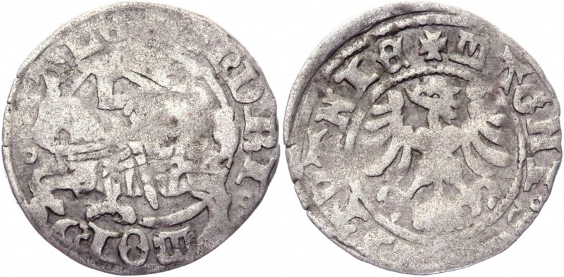 Poland 1/2 Groschen 1501 - 1506 (ND)
Kopicki# 3123; Silver 1,18g.; Alexander Ja...