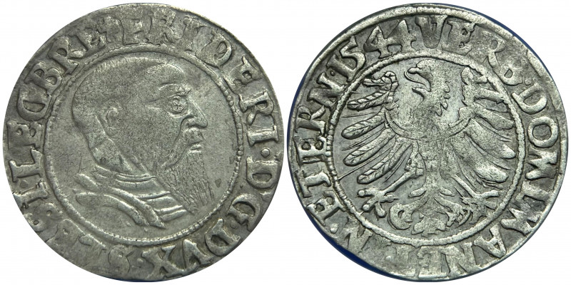 Poland Legnica & Breg Grosch 1544
Kopicki# 4924; Silver 1,8g.