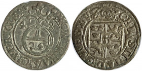 Sweden Dreipelker 1648
Khaliak# 1509B; Silver 0,8g.