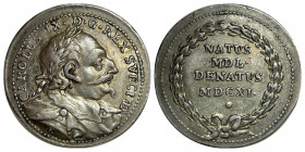 Sweden "Birth - Death of Charles IX" Silver Medal 1786 - 1787 (ND)
Hild - 19; Silver 6,5g.; Karl IX (1550-1611); One of a series of medalettes struck...