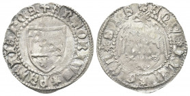 AQUILEIA
Antonio II Panciera di Portogruaro, 1402-1411. 
Denaro.
Ag gr. 0,67
Dr. ANTONIVS (stella) PATRIARChA. Stemma del patriarca in scudo.
Rv....