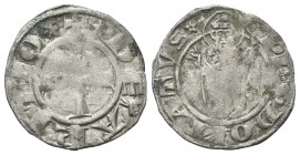 AREZZO
Guido Tarlati di Pietramala Vescovo, 1313-1326. 
Grossetto o Grosso da 6 Denari.
Ag gr. 1,16
Dr. (stella)DE (mitra) ARITIO(stella). Croce p...