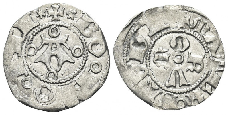 BOLOGNA
Repubblica, Monetazione Autonoma, 1376-1401.
Bolognino con stellette....