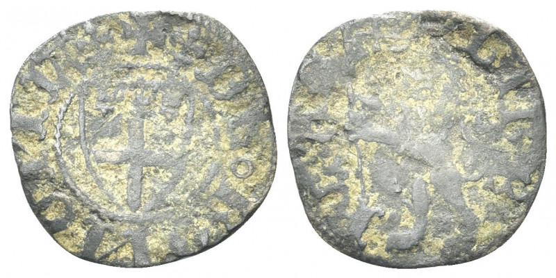 BOLOGNA
Monetazione Autonoma, sec. XV.
Picciolo.
Mi gr. 0,45
Dr. DE BONONIA....