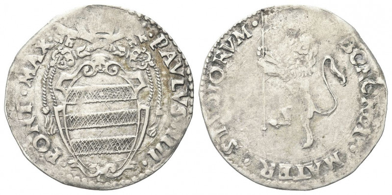 BOLOGNA
Paolo IV (Gian Pietro Carafa), 1555-1559. 
Gabella.
Ag gr. 2,12
Dr. ...