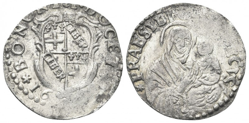 BOLOGNA
Innocenzo XII (Antonio Pignatelli), 1691-1700.
Carlino 1692.
Ag gr. 1...