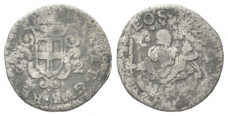 GENOVA
Dogi Biennali, 1528-1797. III Fase, 1637-1797.
Da 2 Soldi 1725.
Mi gr....