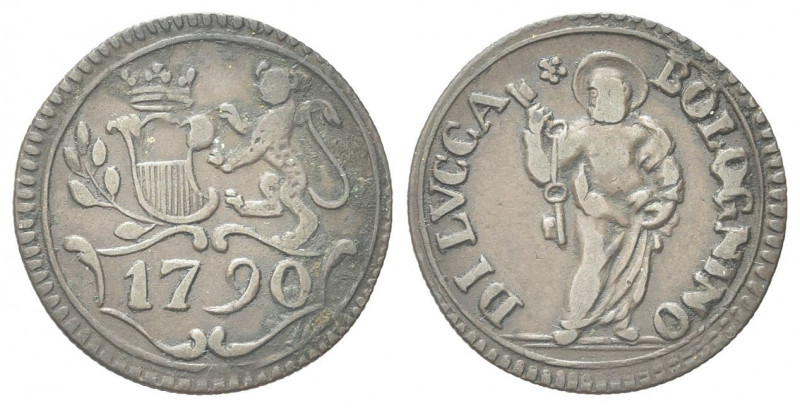 LUCCA
Carlo Ludovico di Borbone, 1824-1847.
Bolognino 1790 (1835).
Mi gr. 2,0...