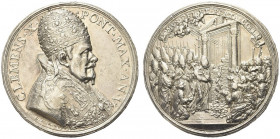 ROMA
Clemente X (Emilio Altieri), 1670-1676. 
Medaglia 1675 a. V opus G. Hamerani. 
Ag gr. 38,39 mm 41,6
Dr. CLEMENS X PONT MAX AN V. Busto del Po...