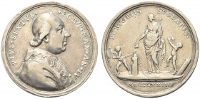 ROMA
Pio VI (Giannangelo Braschi), 1775-1799.
Medaglia 1778 a. IV opus F. Hamerani.
Ag gr. 19,32 mm 38,3
Dr. PIVS SEXTVS - PONT MAX AN IV. Busto a...