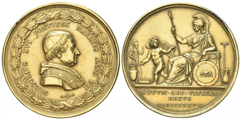 ROMA
Gregorio XVI (Bartolomeo Alberto Cappellari), 1831-1846.
Medaglia 1837 a....