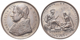 ROMA
Gregorio XVI (Bartolomeo Alberto Cappellari), 1831-1846.
Medaglia 1838 a. VIII opus G. Cerbara.
Æ gr. 14,91 mm 32,6
Dr. GREGORIVS XVI - P M A...