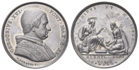 ROMA
Gregorio XVI (Bartolomeo Alberto Cappellari), 1831-1846.
Medaglia 1841 a. XI opus G. Girometti e G. Cerbara.
Æ gr. 15,12 mm 32,4
Dr. GREGORIV...