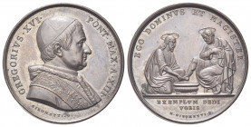 ROMA
Gregorio XVI (Bartolomeo Alberto Cappellari), 1831-1846.
Medaglia 1843 a. XIII opus G. Girometti.
Æ gr. 20,29 mm 32,4
Dr. GREGORIVS XVI - PON...