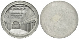 ROMA
Pio IX (Giovanni Maria Mastai Ferretti), 1846-1878.
Medaglia in piombo uniface di grande modulo 1861 opus G. Bianchi.
Pb gr. 215,64 mm 82,2
D...
