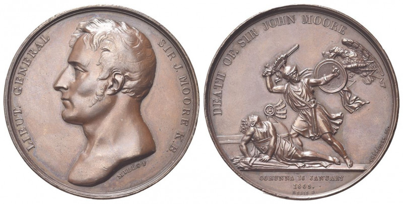 GRAN BRETAGNA
Periodo Napoleonico, dal 1795 al 1815.
Medaglia 1809 opus F. Mil...