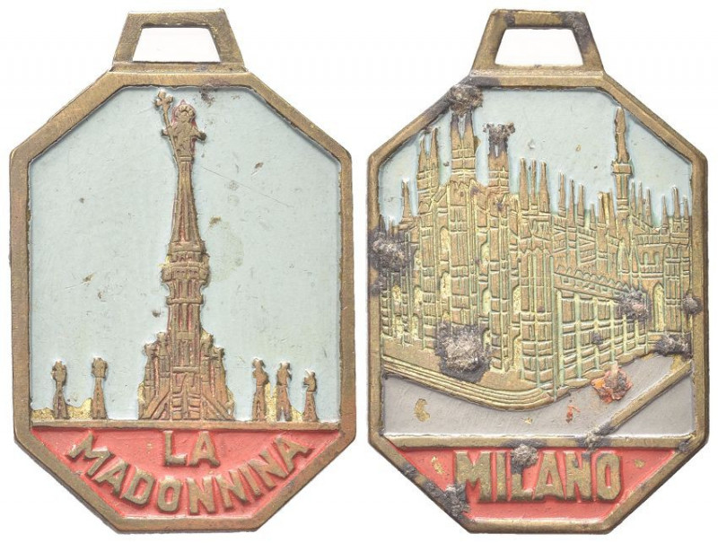 MILANO
Repubblica Italiana, dal 1946.
Medaglia souvernir del Duomo.
Æ con sma...
