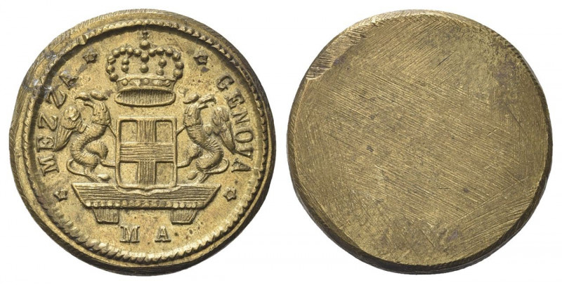 GENOVA
Dogi Biennali, 1528-1797. III Fase, 1637-1797.
Peso Monetale di Due Dop...