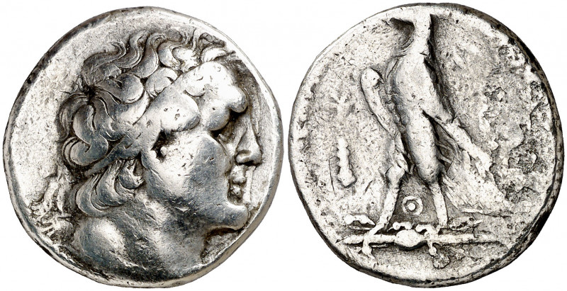 Egipto Ptolemaico. Ptolomeo III, Euergetes (246-221 a.C.). Tiro. Tetradracma. (S...