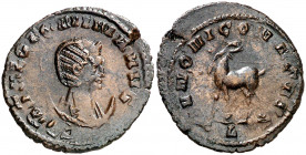 (267-268 d.C.). Salonina. Antoninano. (Spink 10643) (S. 70) (RIC. 16). Doble acuñación. 3,43 g. MBC+.