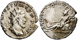 (260 d.C.). Póstumo. Antoniniano. (Spink 10991) (S. 355b) (RIC. 87). Pequeña grieta. 3,27 g. MBC+.