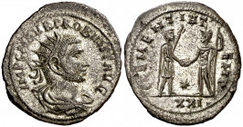 (280-281 d.C.). Probo. Antoniniano. (Spink 11960 var) (Co. 91) (RIC. 927). Restos del plateado original. 3,26 g. EBC-.