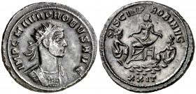 (277 d.C.). Probo. Antoniniano. (Spink 12037 var) (Co. 635) (RIC. 765). Rara. 3,91 g. EBC-.