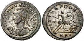 (277/280 d.C.). Probo. Antoniniano. (Spink 12073 var) (Co. 912) (RIC. 878). 5,24 g. EBC-.
