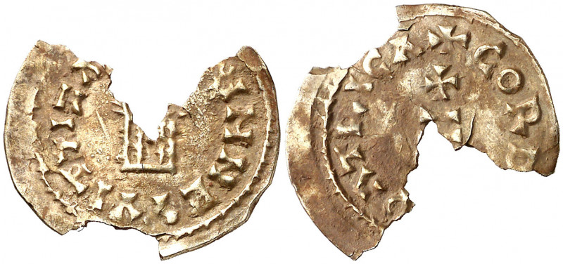 Wittiza (700-710). Córdoba. Triente. (CNV. 593.1 var) (R.Pliego 777b var). Cospe...