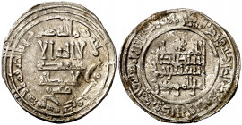 Califato. AH 331. Abderrahman III. Al Andalus. Dirhem. (V. 397) (Fro. 10). 2,66 g. MBC.