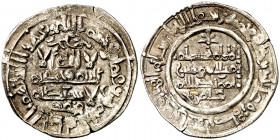 Califato. AH 389. Hixem II. Al Andalus. Dirhem. (V. 541) (Fro. 191). 3,05 g. MBC+.