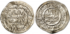 Califato. AH 392. Hixem II. Al Andalus. Dirhem. (V. 569) (Fro. 26). 3,35 g. MBC+.