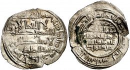 Califato. AH 393. Hixem II. Al Andalus. Dirhem. (V. 577) (Fro. 11). 3,13 g. MBC.