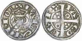 Jaume I (1213-1276). Barcelona. Diner de tern. (Cru.V.S. 310) (Cru.C.G. 2120b). 0,96 g. MBC.