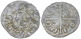 Pere III (1336-1387). Barcelona. Òbol. (Cru.V.S. 417.1 var) (Cru.C.G. 2239 var). Escasa. 0,40 g. MBC-.