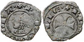 Frederic III de Sicília (1296-1337). Sicília. Diner. (Cru.V.S. 579) (Cru.C.G. 2567) (MIR. 185). 0,63 g. MBC.
