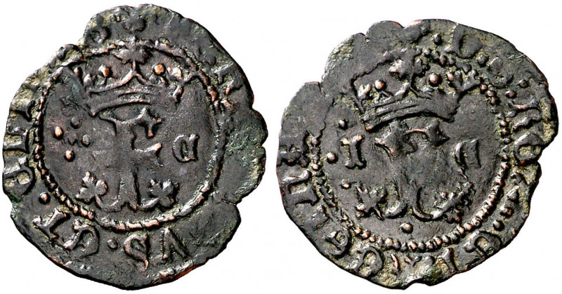 Reyes Católicos. Cuenca. 1 blanca. (AC. 28). Escasa. 0,80 g. MBC.